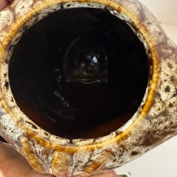 Elegant Expressions MCM Ceramic Screech OWL Vase Centerpiece Boho Decor 9” Tall - Picture 3 of 10